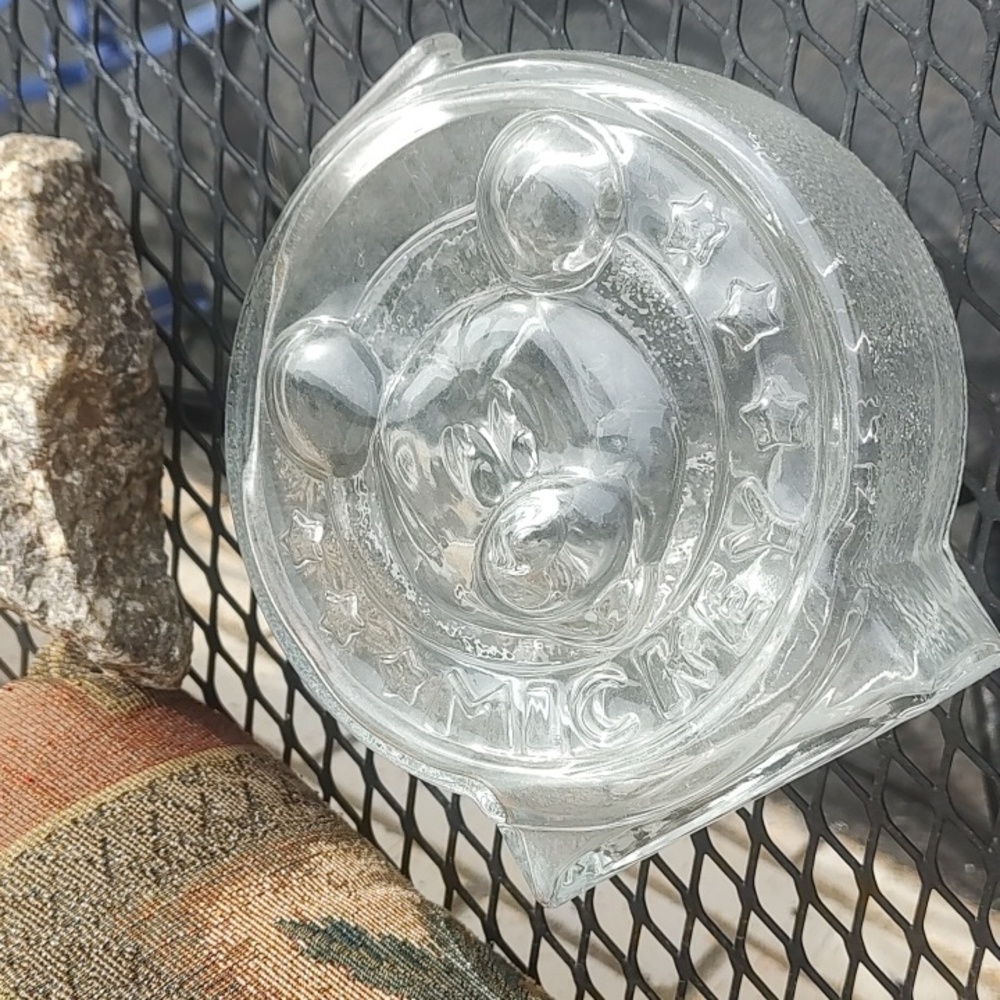 Minnie/Mickey 🐭 Clear Glass Piggy Bank Jar - Picture 7 of 8